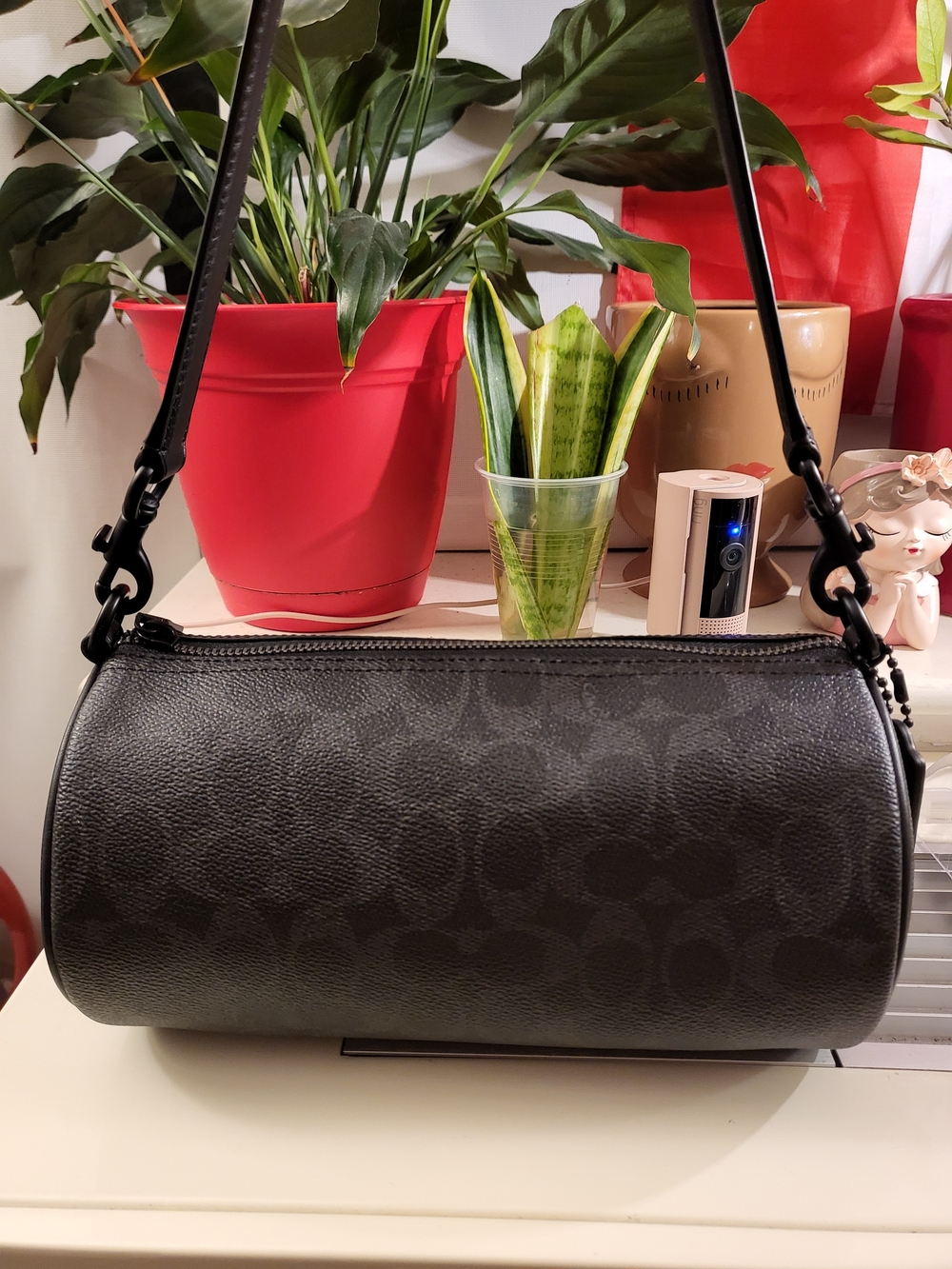 Coach Andre Barrel Bag 24
In Signature Canvas - NWOT